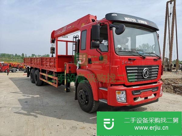 安徽出售二手東風后八輪吊車  上裝三一12噸吊車