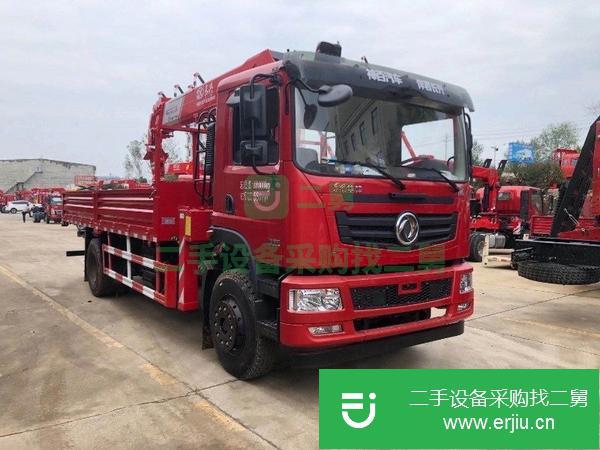 江蘇出售東風單排吊車,玉柴200馬力發動機,法士特8檔變速箱