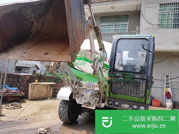 安徽出售二手混凝土自動上料攪拌車