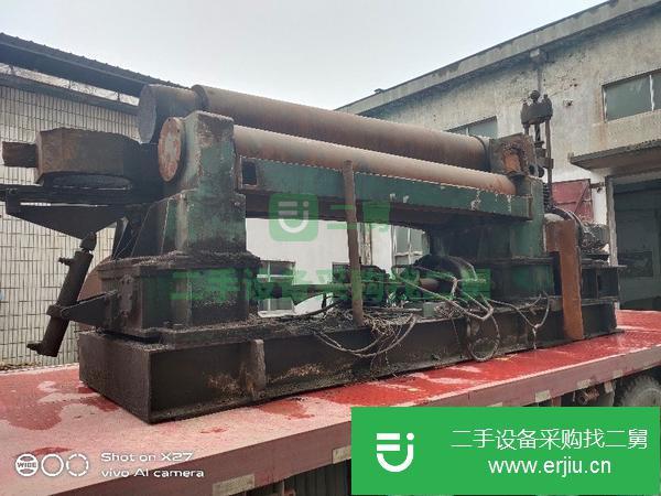 吉林出售二手實心W11-30*2500機械全自動卷板機