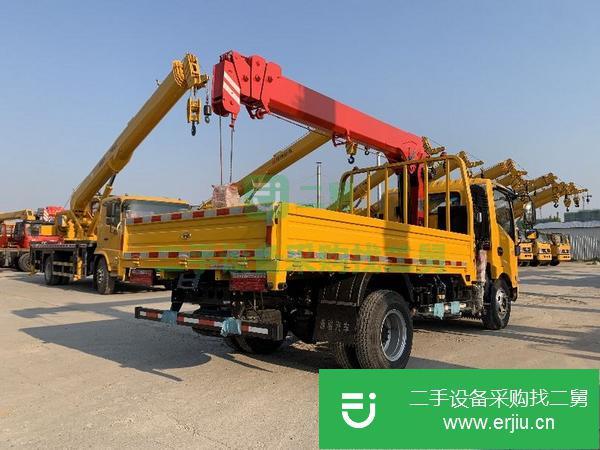 山東出售二手藍牌4噸隨車吊