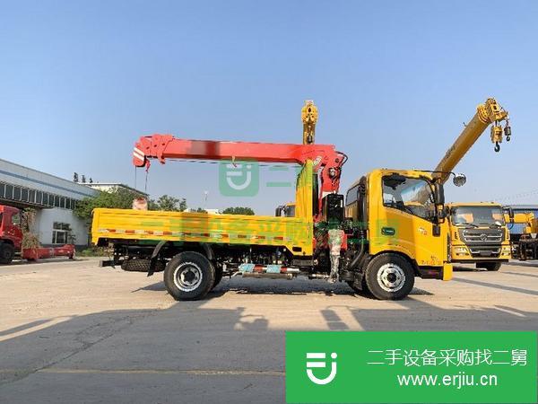 山東出售二手藍牌4噸隨車吊