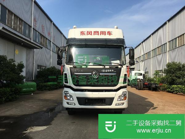 湖南出售二手東風天龍前四后八9.6米全鋁合金禽畜運輸車