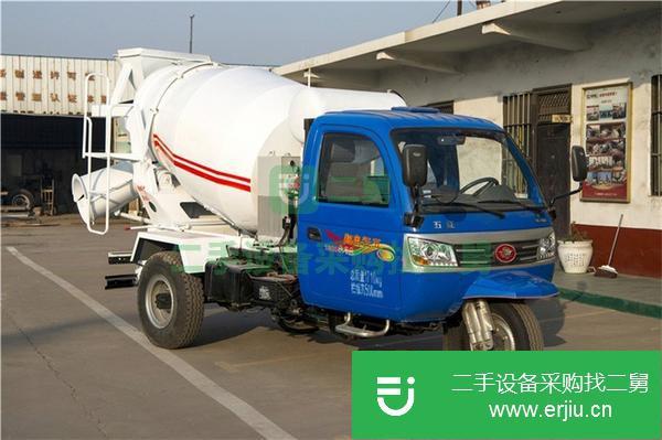 山東出售二手2方三輪攪拌車