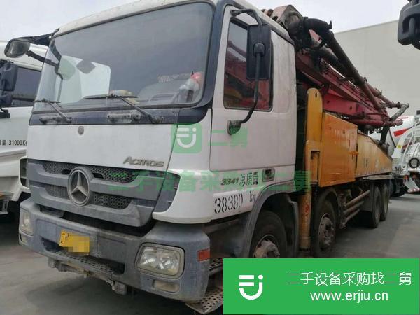 河北出售二手2011年三一奔馳48米泵車手續齊全