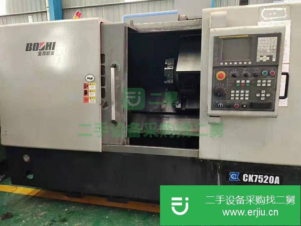 江蘇出售二手寶雞CK7520A數控斜軌車床