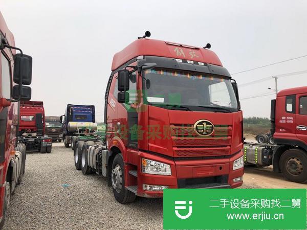 山東出售二手解放牽引車J6P，550馬力