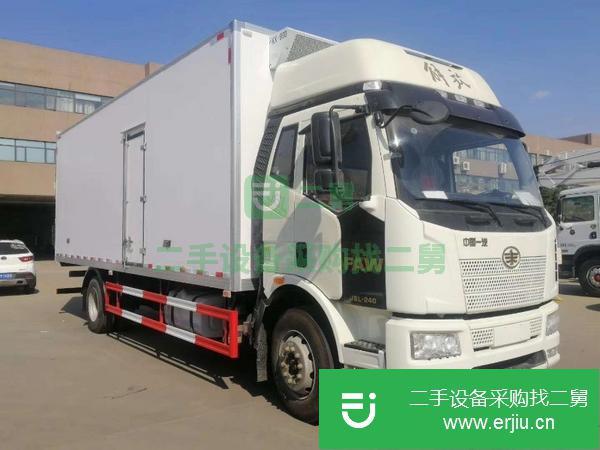 海南出售二手7.5米解放J6L冷藏車