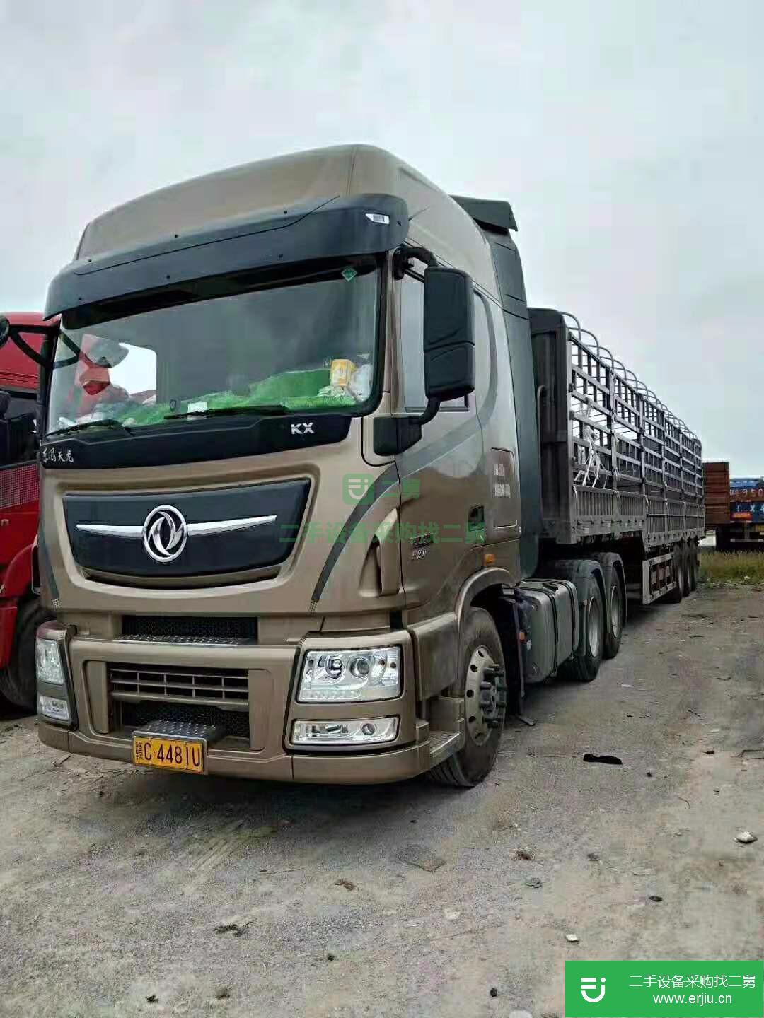 江西出售二手東風(fēng)天龍半掛車