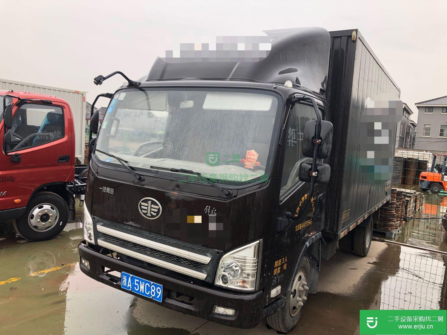 上海出售二手青島解放箱式貨車