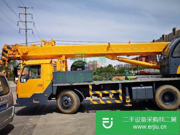河南出售二手柳工12T吊車 四節臂 無事故