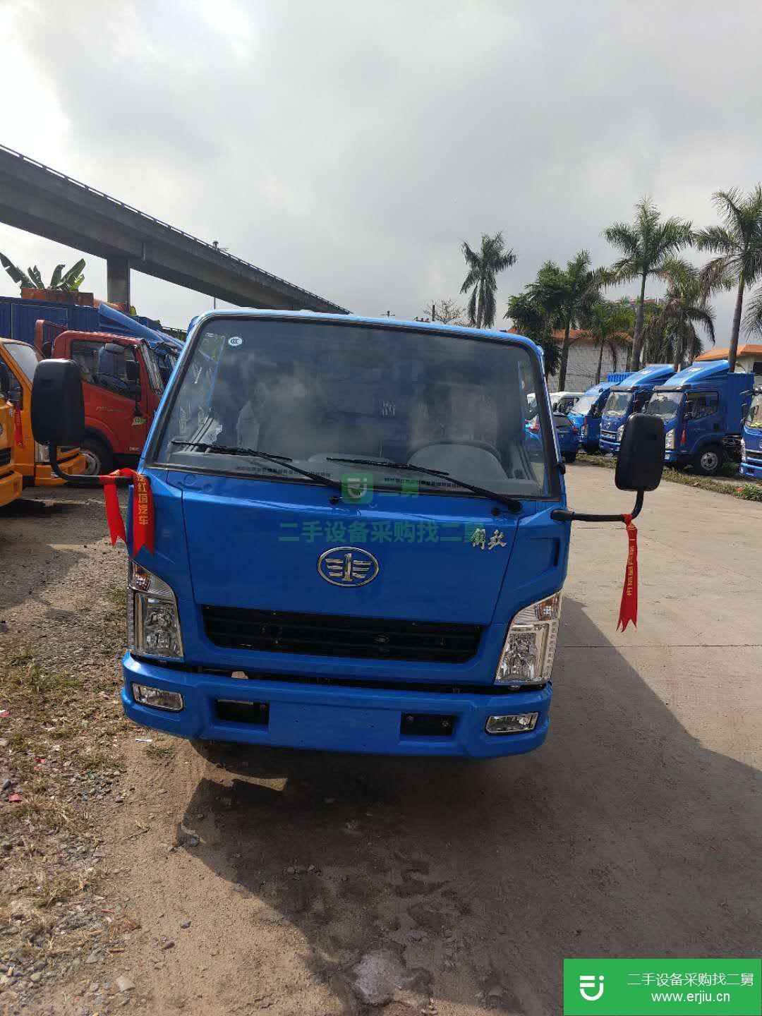 廣東出售二手一汽紅塔78馬力自卸車