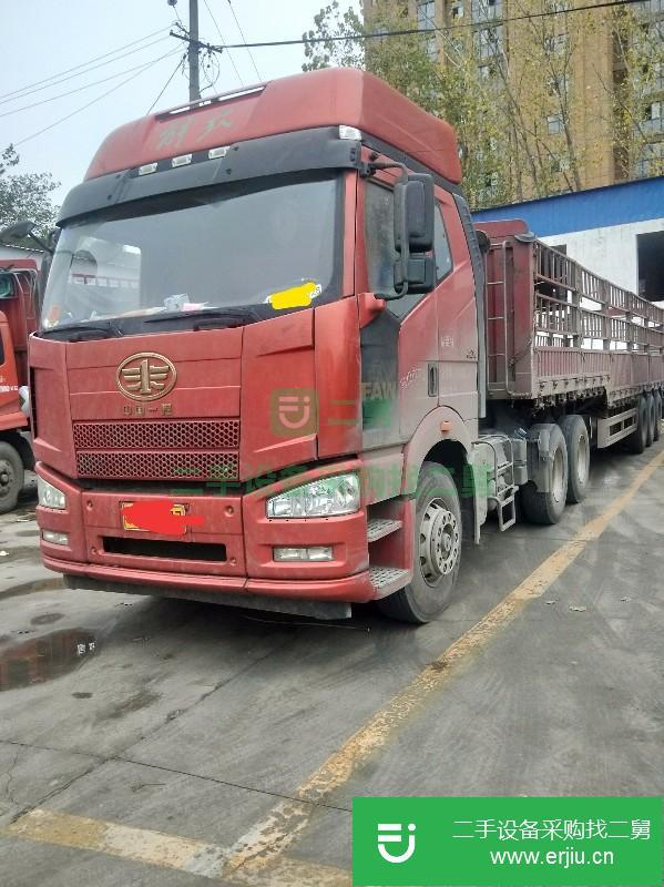 河南出售二手一汽解放J6P半掛車