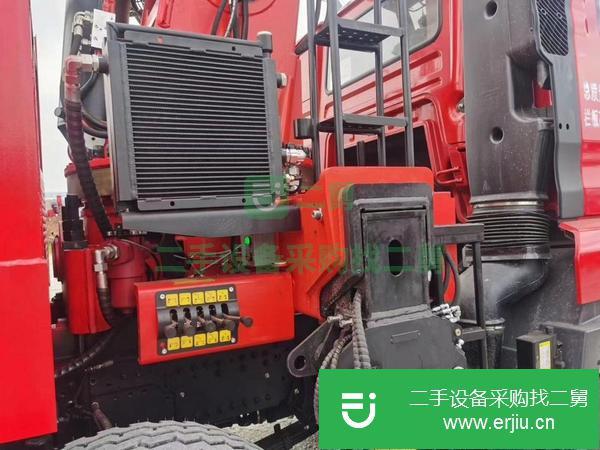 湖北出售二手德龍前四后八濰柴340馬力隨車吊
