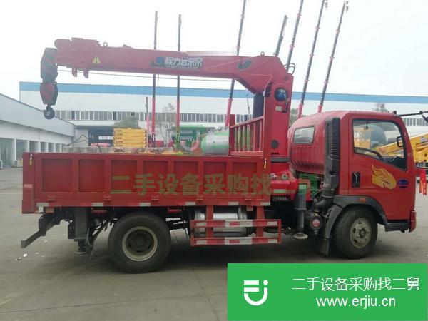 貴州出售二手重汽豪曼藍牌隨車吊