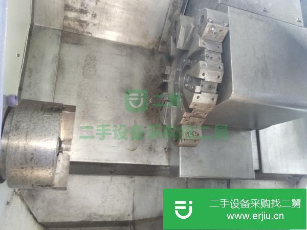 山東出售二手立偉車床,液壓卡盤8寸,12工位刀塔,線軌,發那科O-T,排屑機,一絲