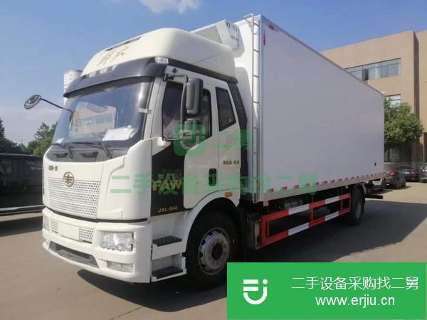 海南出售二手7.5米解放J6L冷藏車