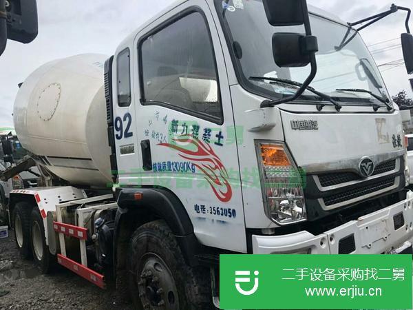山東出售二手19年國五小后八輪豪曼210馬力攪拌車