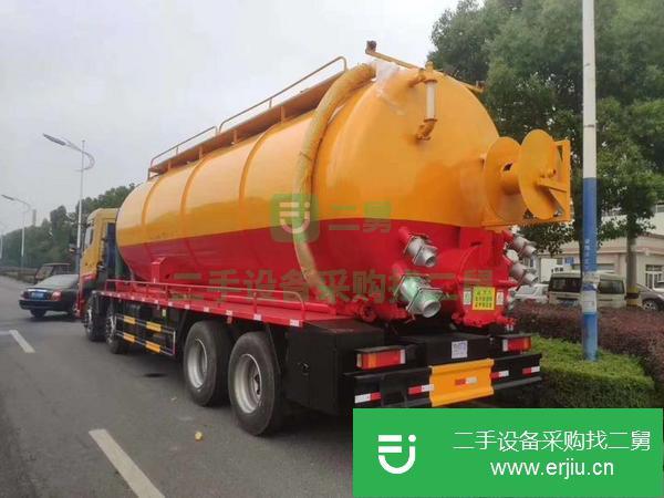廣東出售二手33方前四后八清洗吸污車
