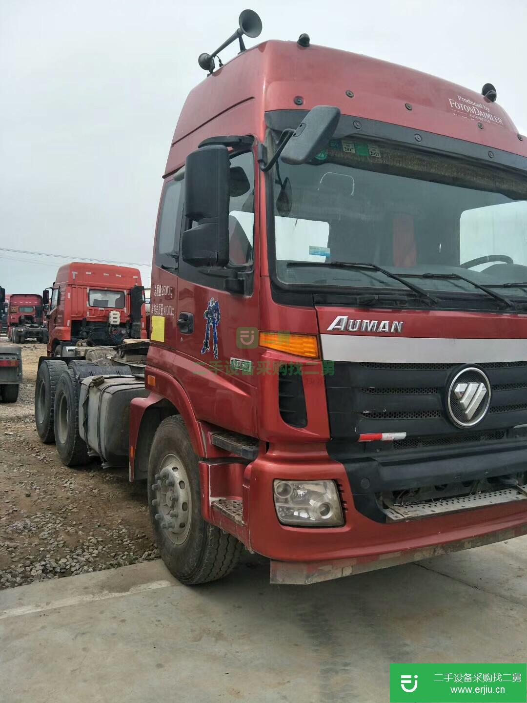 陜西出售二手福田歐曼牽引車