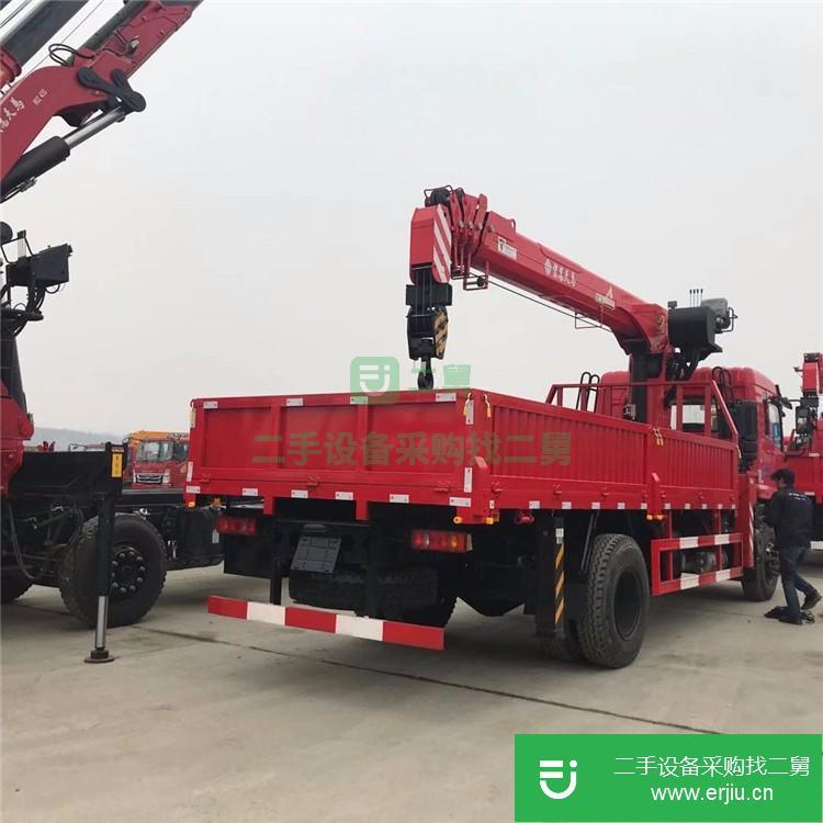 湖北出售二手東風10噸單橋隨車吊