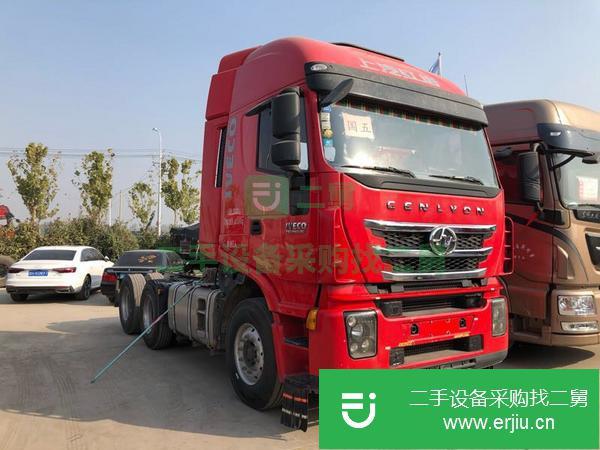 山東出售二手牽引車上汽紅巖C500，450馬力