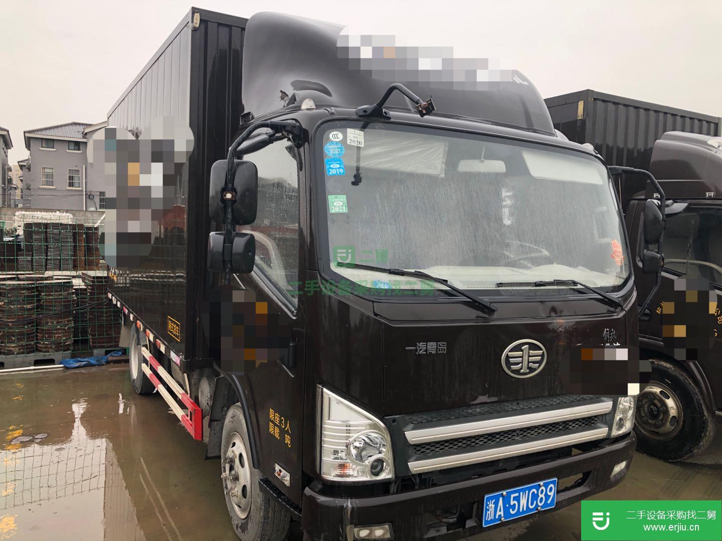 上海出售二手青島解放箱式貨車