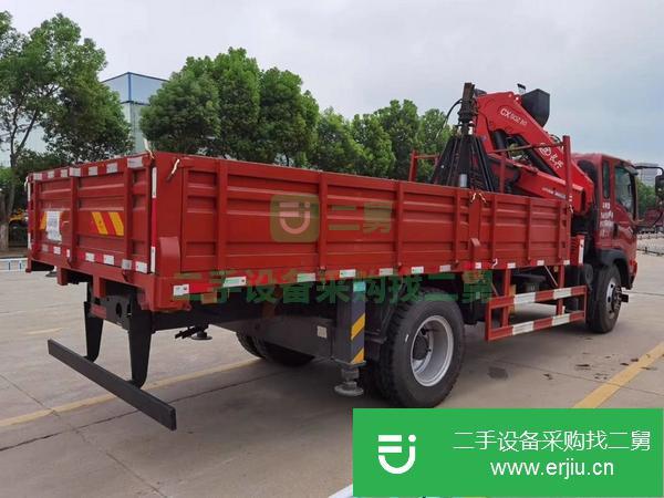湖北出售二手4噸折臂隨車吊包提檔