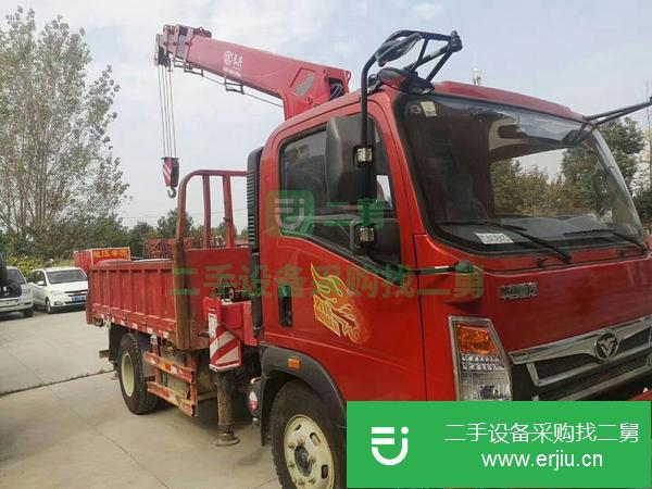 安徽出售二手藍牌隨車吊長興5噸
