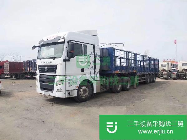 寧夏出售二手重汽汕德半掛車