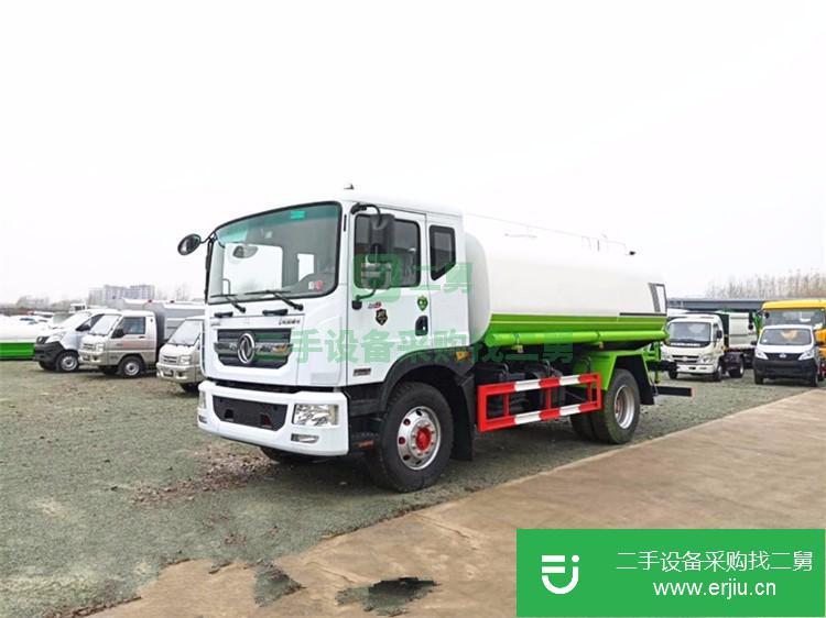 湖北出售二手東風多利卡150馬力國六灑水車