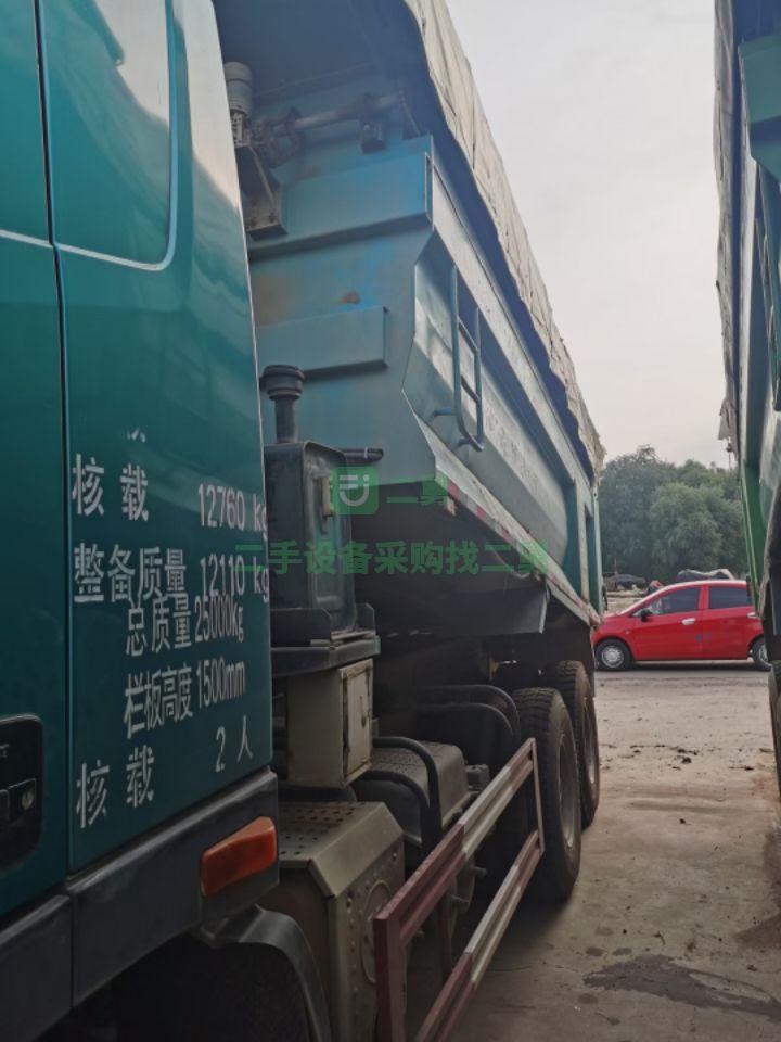 出售18年國五歐曼后八輪自卸車，375馬力濰柴