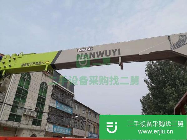 湖北出售二手8噸隨車吊