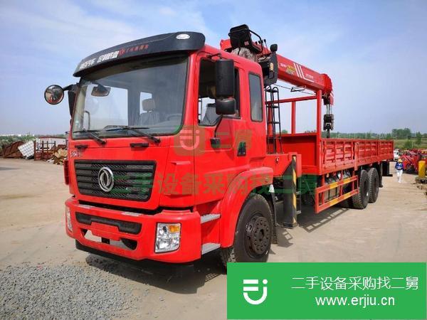 安徽出售二手東風后八輪吊車  上裝三一12噸吊車