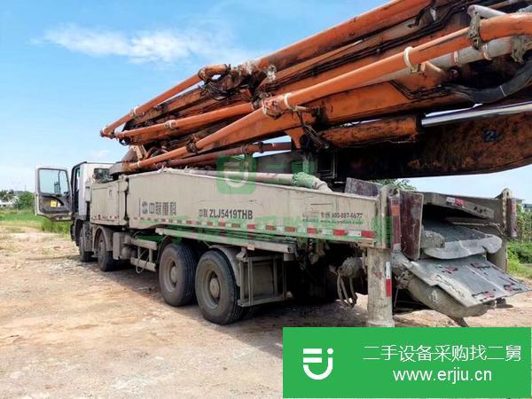 湖南出售二手中聯重科52米泵車帶全面的商業保險