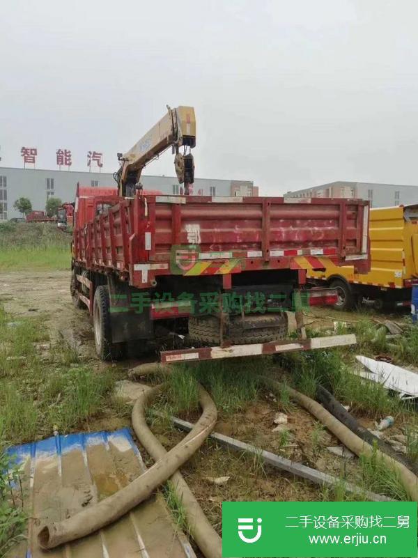 湖北出售二手東風底盤隨車吊上裝徐工6.3噸吊機