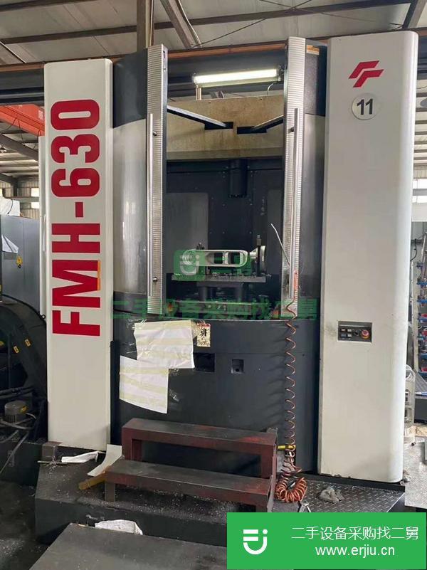 江蘇出售二手友佳FMH-630臥式加工中心發那科21i-MB系統