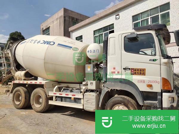 廣東出售二手日野國五12方攪拌車