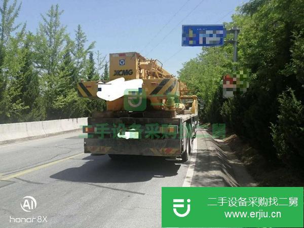 陜西出售二手12年12月出廠徐工25k5-1國三汽車吊