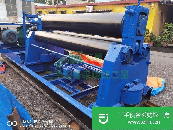 內蒙古出售二手實心W11-30*2500機械自動卷板機