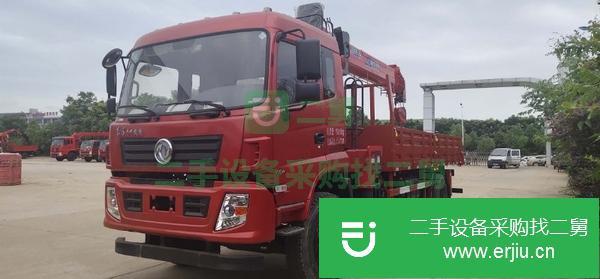 湖北出售二手東風單橋8噸5節臂吊車