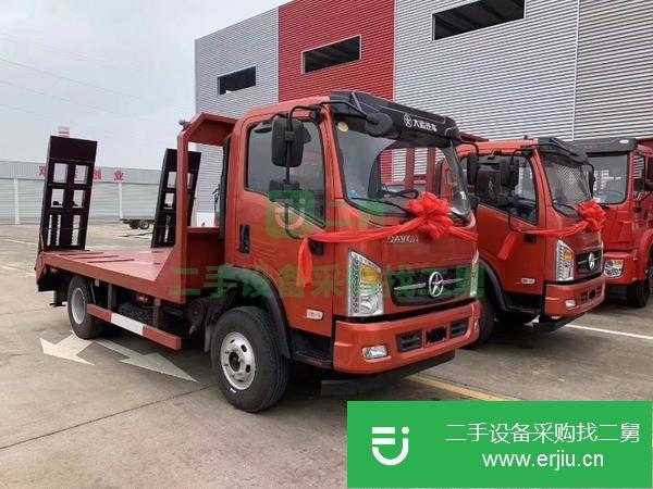 陜西出售二手國五藍牌平板運輸車