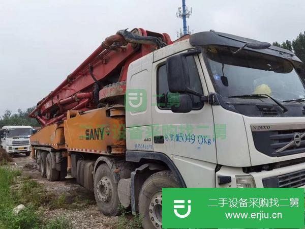 內蒙古出售二手三一62米泵車車況好
