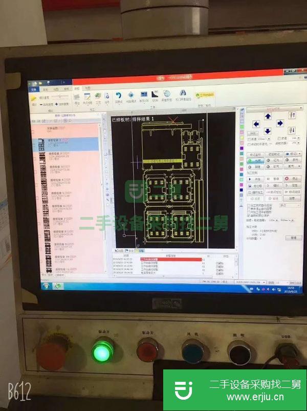 江蘇出售二手上海埃錫爾力豐3015雙交換臺1000w光纖激光切割機
