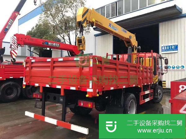 河南出售二手大運單橋徐工6.3噸直臂黃牌隨車吊