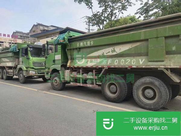 山東出售二手國(guó)五18年德龍后八輪5.8米工程自卸車
