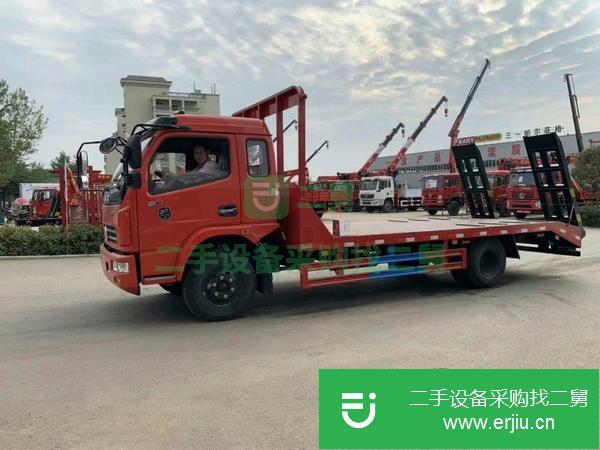遼寧出售二手東風多利卡D8藍牌平板運輸車全國送車可分期