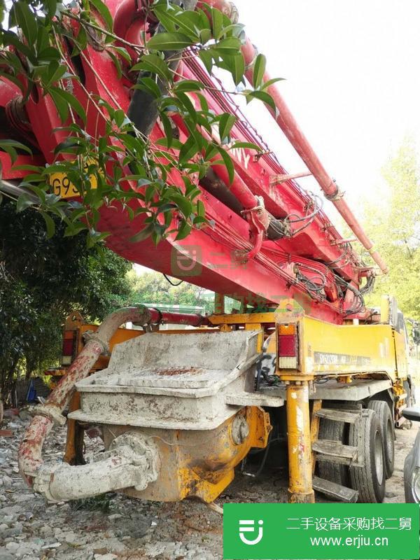 湖南出售二手三一泵車，五十鈴46米底盤