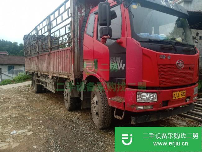 湖南出售二手一汽解放前四后四倉欄貨車