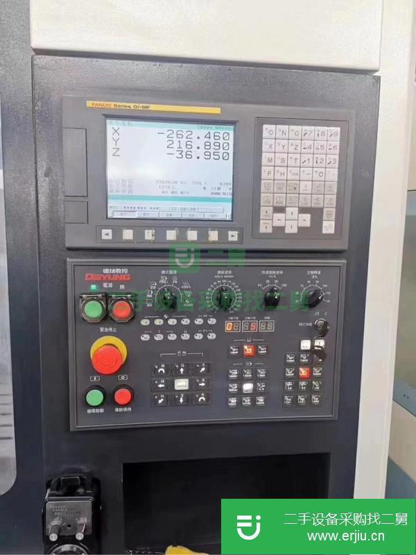 江蘇出售二手德揚EV數控機床，配各一臺850、線軌、Fanuc 0i-MF，主軸10000轉帶油冷